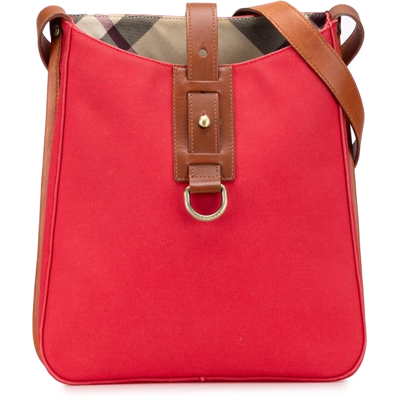 Burberry Sac à bandoulière Supernova Check Trimmed Canvas Crossbody rot