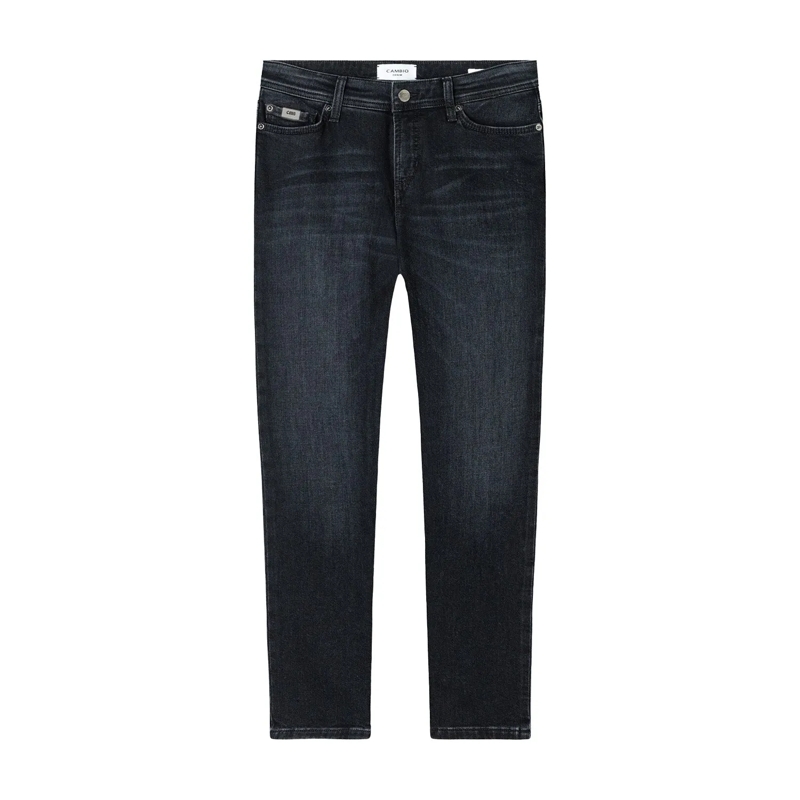 Cambio Jeans Slim-Fit Jeans Piper Cropped grau