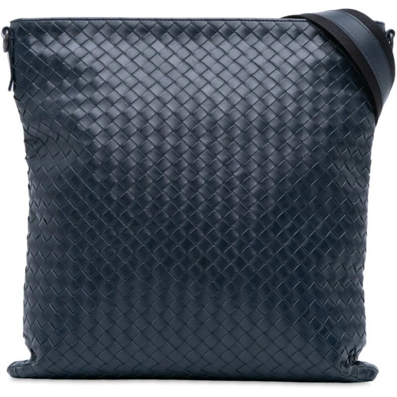 Bottega Veneta Sac à bandoulière Nappa Intrecciato VN Crossbody blau