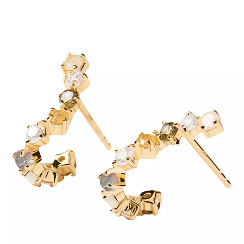 PDPAOLA Tuscany Gold Earrings Gold Oorsteker