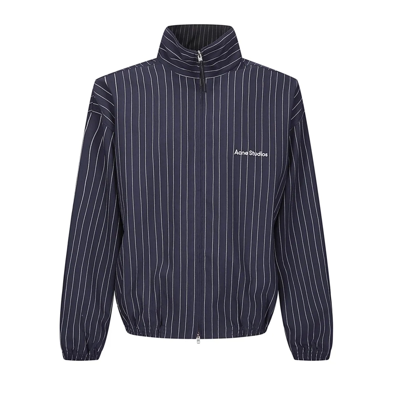 Acne Studios  Casual Blend Fabric Trousers With Refined Finish Grey