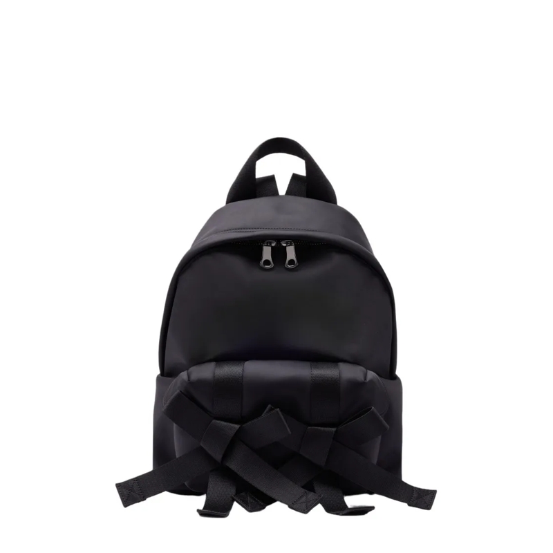 Simone Rocha Rugzak Bow Front Backpack Black
