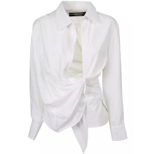 Jacquemus White Bahia Shirt White Chemises