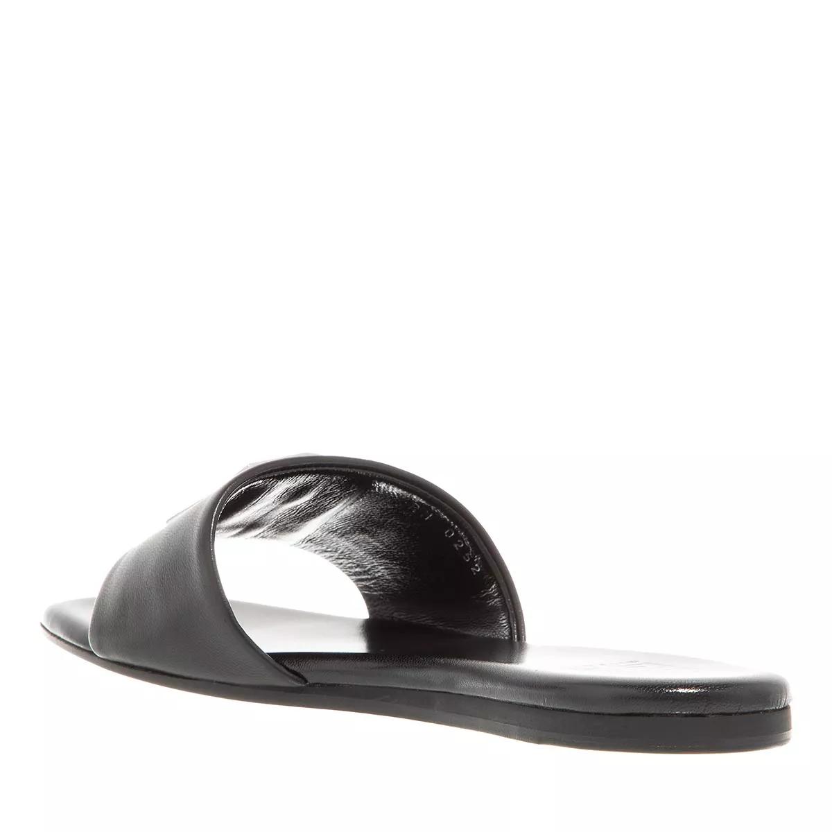 Givenchy 4G Leather Sandals Black Slide