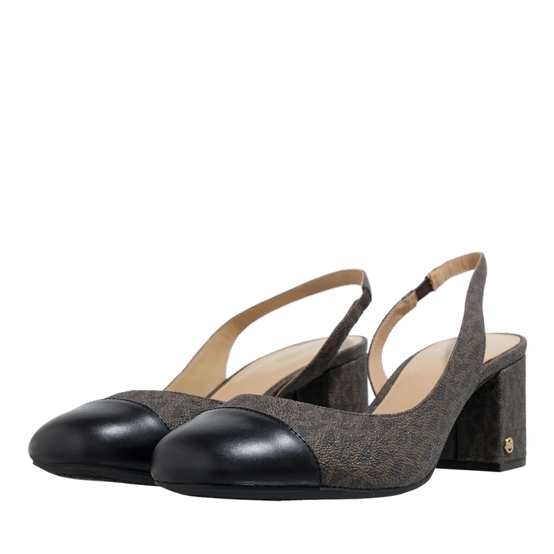 MICHAEL Michael Kors Pumps Perla Flex Sling Pump Blk/Brown(Image 3)