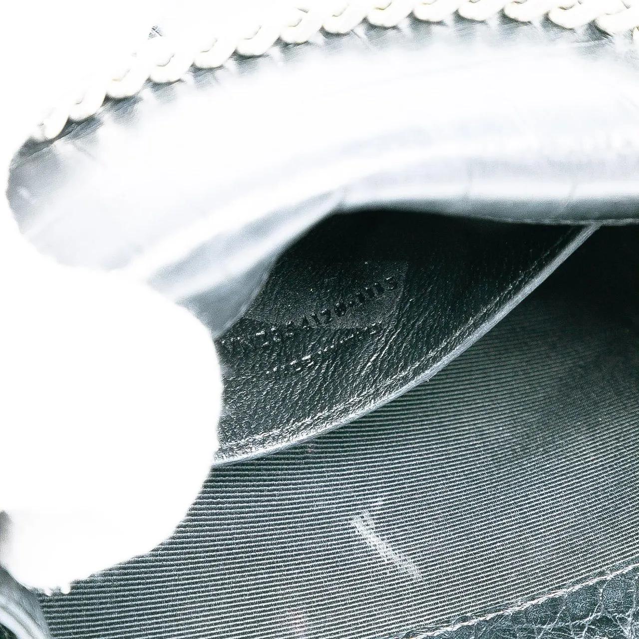 Thumbnail - Saint Laurent Hobo Bags - Small Croc Embossed Leather Monogram Kate Tassel C - Gr. unisize - in Schwarz - für Damen