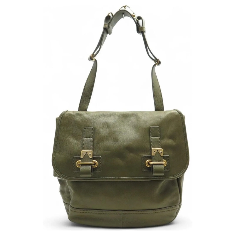 Saint Laurent Schultertasche NEUE YVES SAINT LAURENT HANDTASCHE 191839 KHAKI LE grün