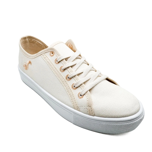 thies thies ® Natural Dye Plain Sneaker vegan eggshell ( mehrfarbig låg sneaker