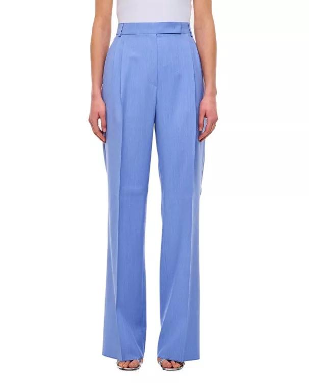 Max Mara - Durante Wide Leg Pants - Größe 40 - blue