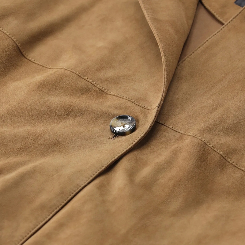 Peuterey Overgangsjas Jacke Machuca aus Veloursleder braun(Image 3)