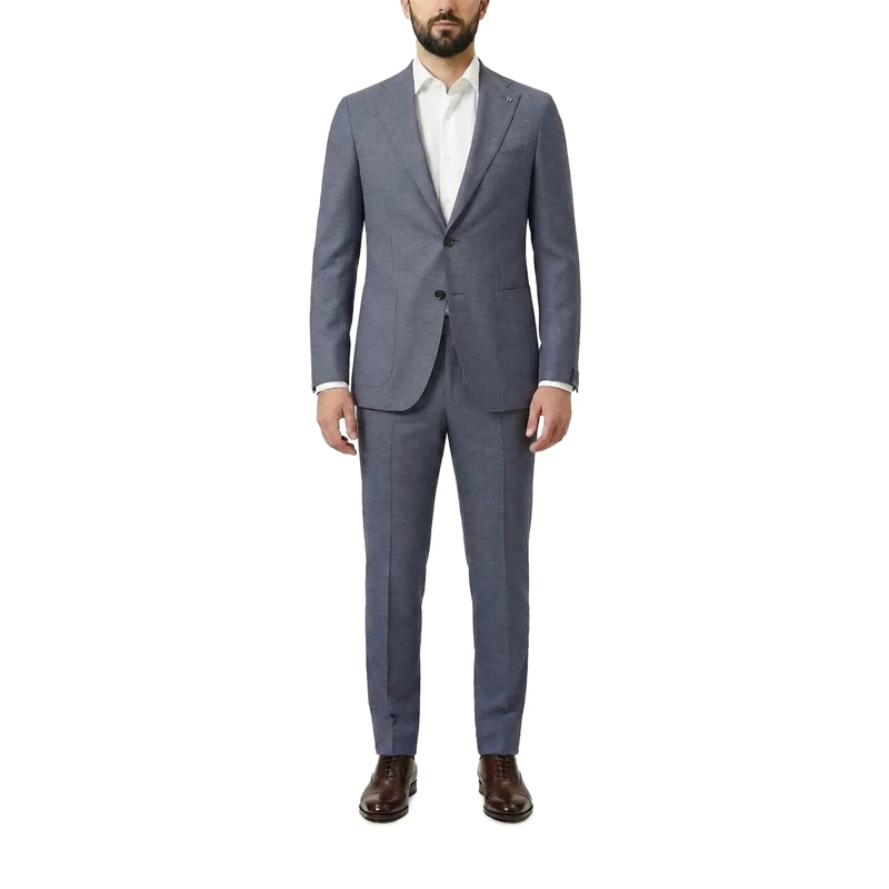 Tagliatore Combinaison de costume Zweiteiliger Anzug aus Wollmix blau(Image 2)