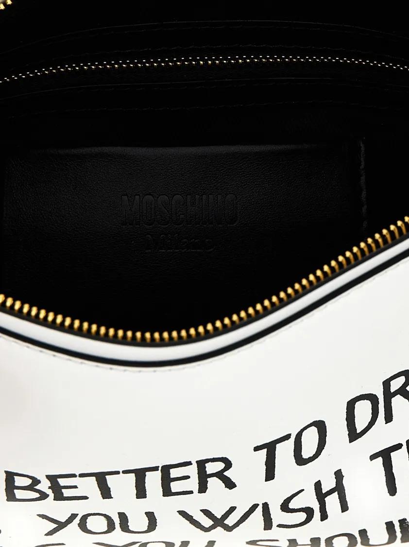 Moschino Clutches 'Bustina' Clutch in wit