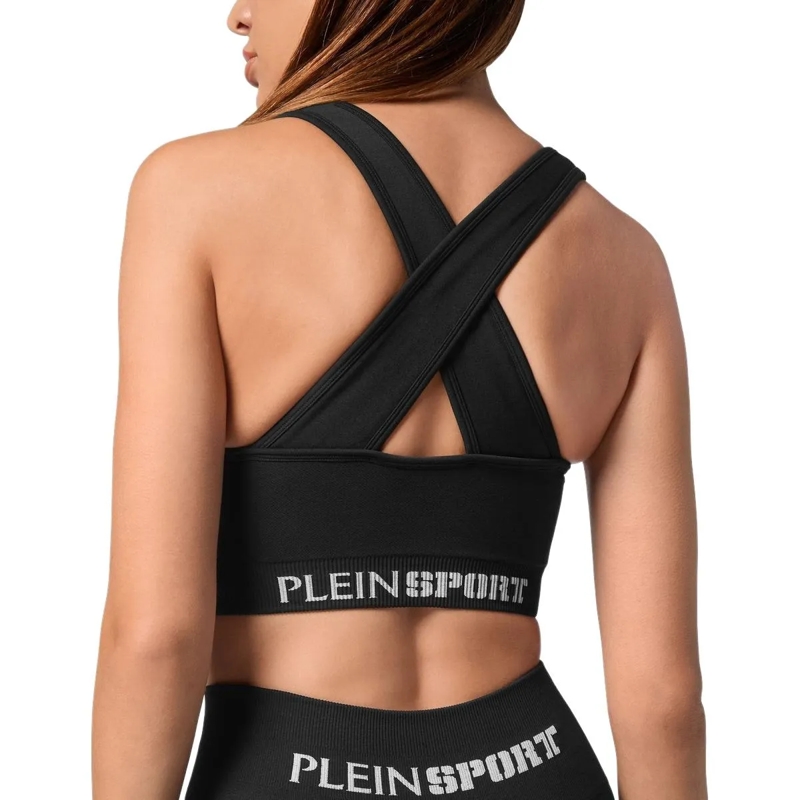 Plein Sport Top Sport Bh Logo schwarz(Image 2)