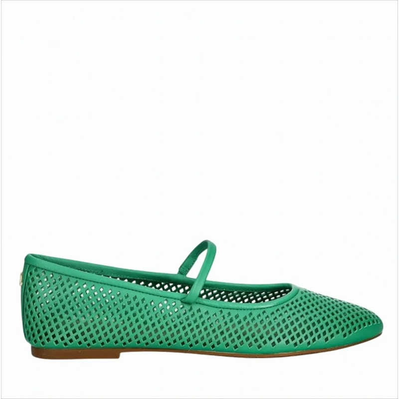 Lauren Ralph Lauren Ballerines Leather Ballerinas Green