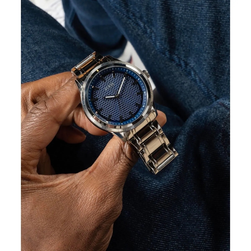 Guess Quarzuhr Quarz-Analoguhr Dex silber(Image 2)