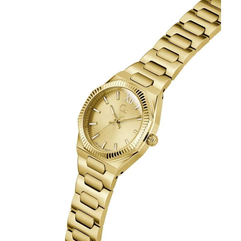 GC Quarzuhr Quarz-Analoguhr Gc Prodigy Lady Mini gelb(Image 4)