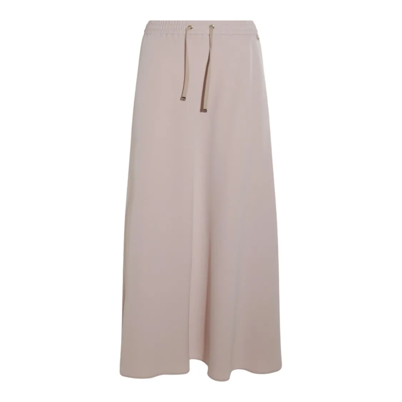 Herno Minirok Flowing Skirt With Drawstring Waist Pink
