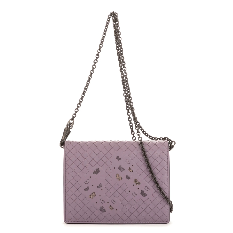 Bottega Veneta Crossbody Bag Ltd Ed. Ayers Butterfly WOC flieder