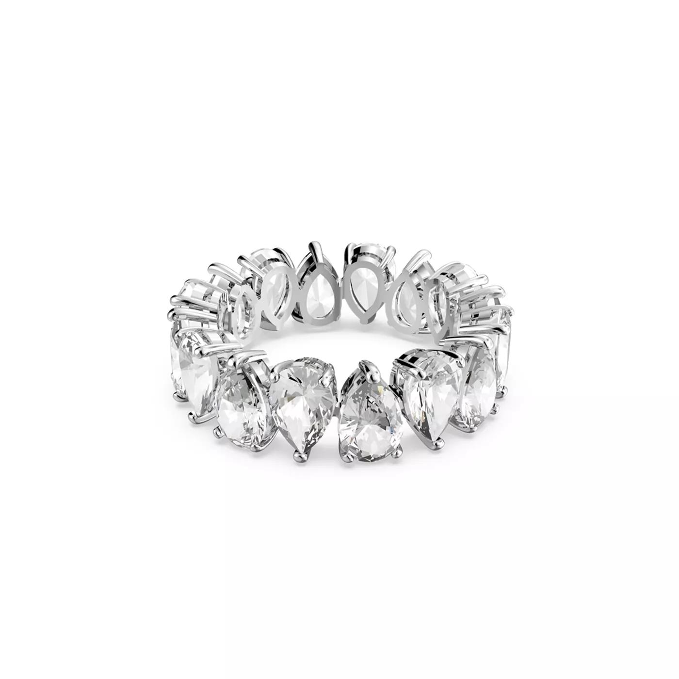 Swarovski Ring - Swarovski Vittore Silberfarbene Ring 5572825 - Gr. 52 - in Silber - für Damen