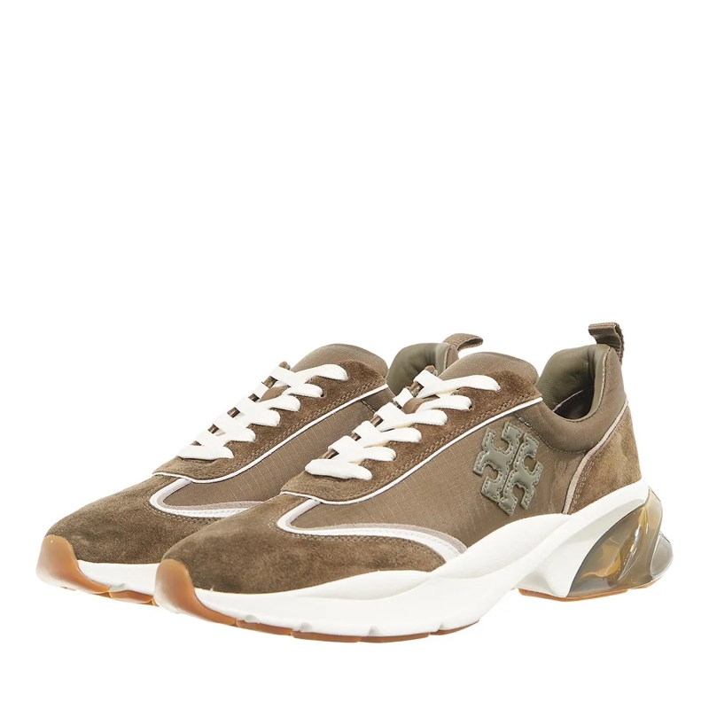 Tory Burch Low-Top-Sneaker Good Luck Bubble Trainer Dark Olive / Dark Olive/ Aneto(Image 3)