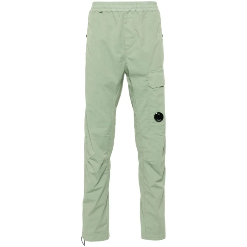 CP Company  Sage Green Twill Stretch Cargo Pants Green