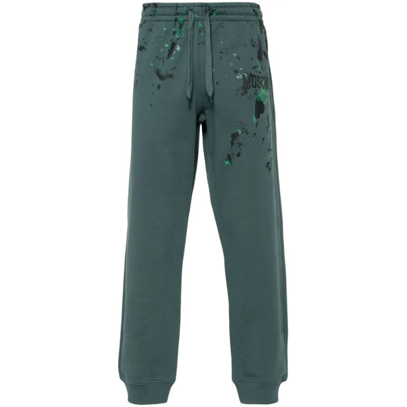 Moschino Jogginghose Cotton Jersey Trousers Green