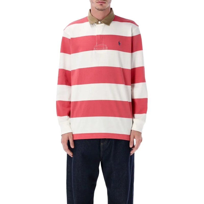 Polo Ralph Lauren Polohemd Classic Fit Khaki-Collar Rugby Shirt Multicolor