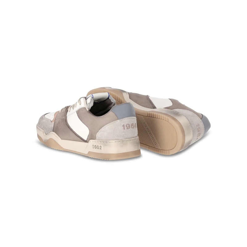 Dsquared2 Lage-top sneaker Sneaker Spiker im Used Look Braun(Image 4)