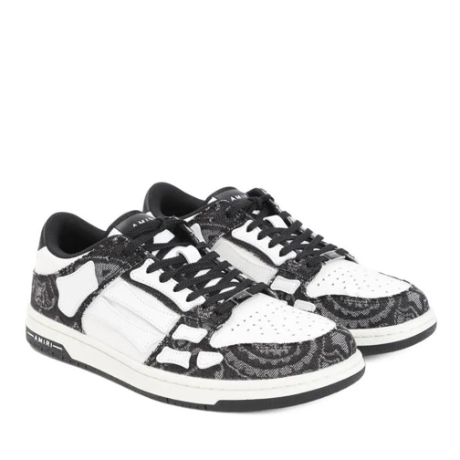 Amiri Bandana Denim Skeleton Top Low Sneakers Black Low-Top Sneaker