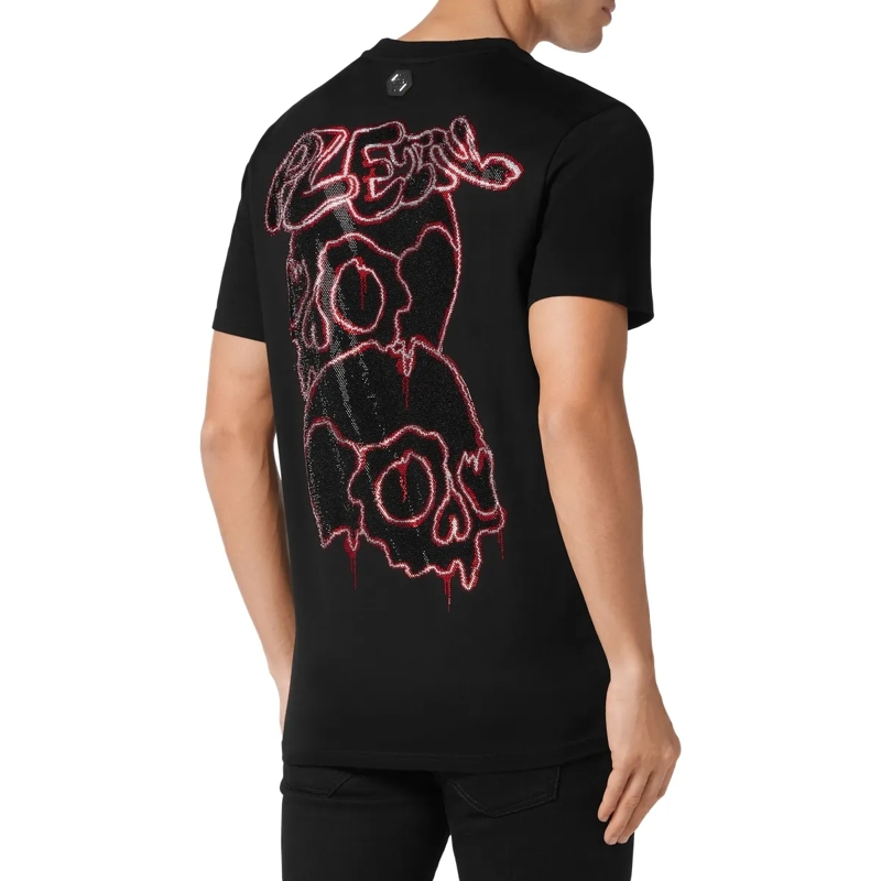 Philipp Plein T-Shirt T-Shirt Skull Mit Schmucksteinen schwarz(Image 5)