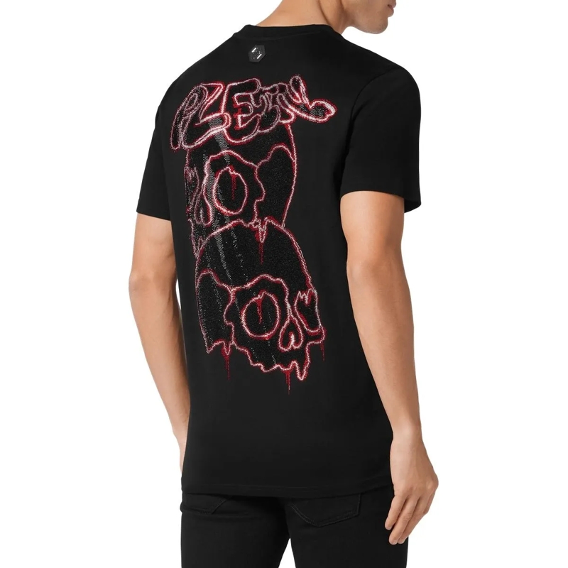 Philipp Plein T-Shirt T-Shirt Skull Mit Schmucksteinen schwarz(Image 3)