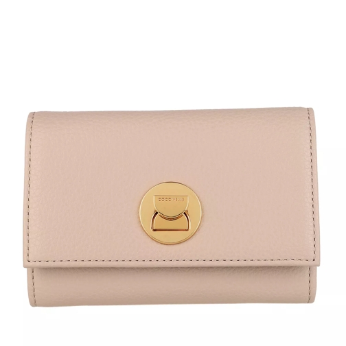 Coccinelle Wallet Grainy Leather Powder Pink Overslagportemonnee