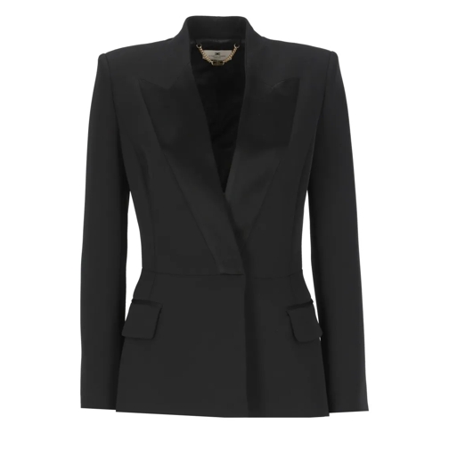 Elisabetta Franchi Blazer Crepe Blazer Black