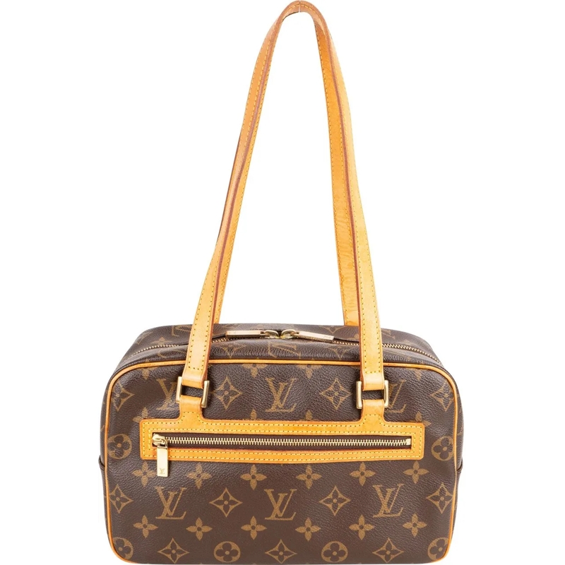 Louis Vuitton Tote Louis Vuitton Canvas Monogram Cite MM Shoulder Bag braun