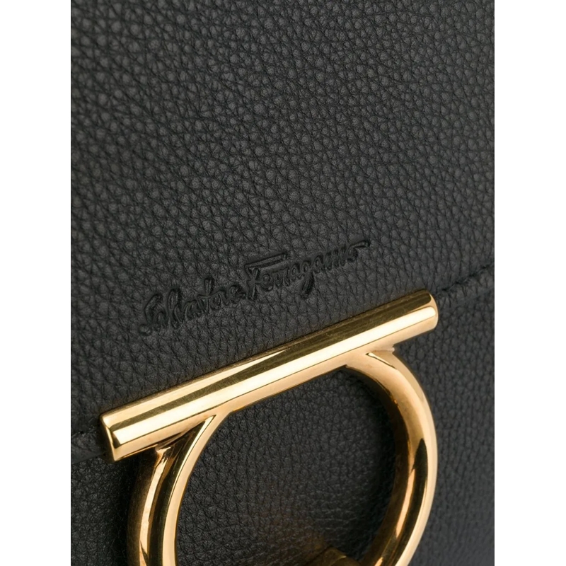 Salvatore Ferragamo Sac à bandoulière Gancini Handbag Grey(Image 3)