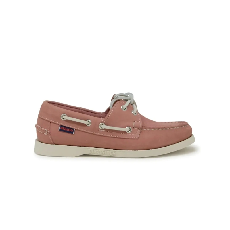Sebago Balletschoenen 74121Sw Portland Pink Nubuck Loafers Brown