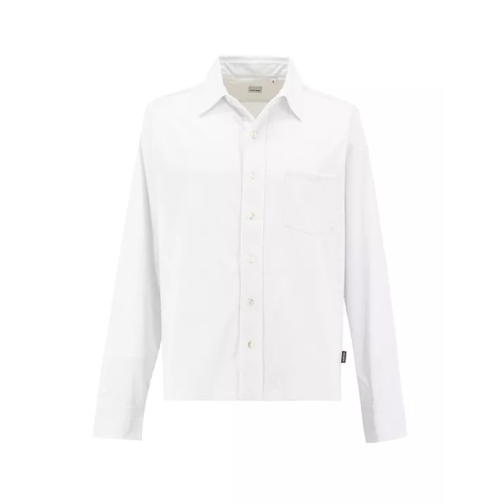 Aspesi White Cotton Shirt With Breast Pocket White 