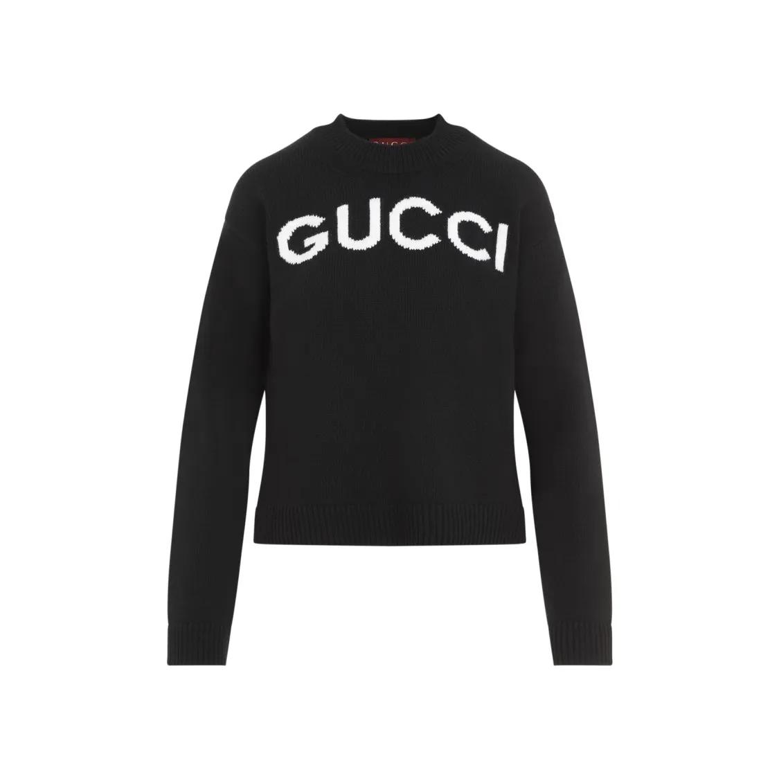 Gucci - Black Wool Sweater - Größe XS - schwarz