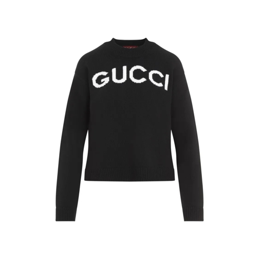 Gucci Black Wool Sweater Black Trui