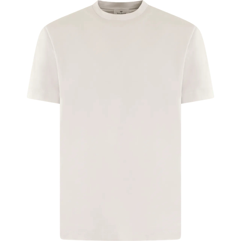 VALENZA T-shirt Heren Interlock Supima T-Shirt Grijs grau