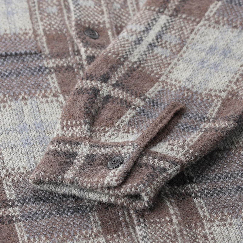 Roberto Collina Pullover Strickjacke aus Woll-Mix grün(Image 4)