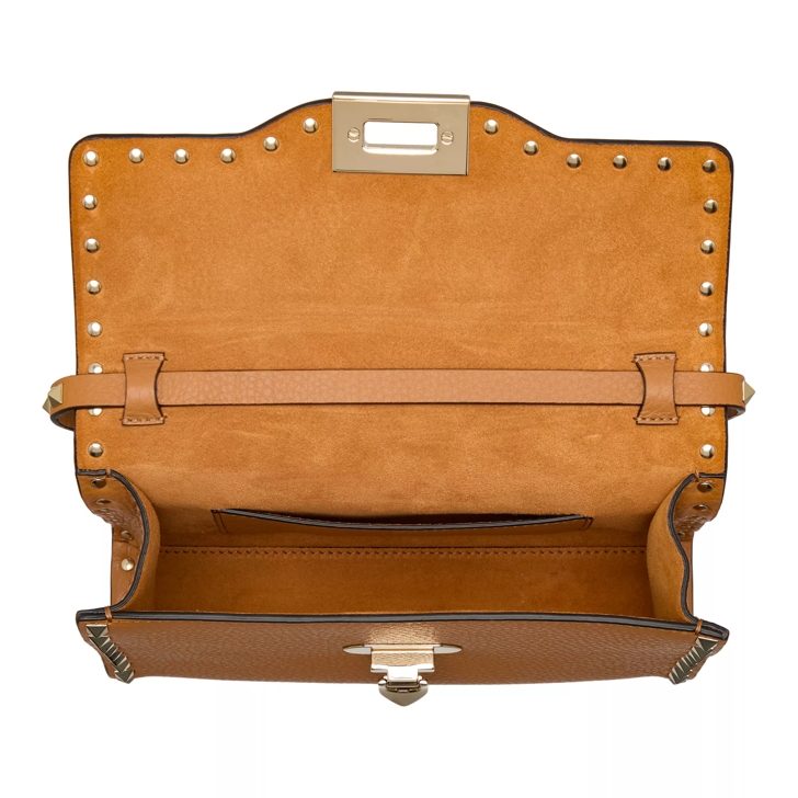 Rockstud leather crossbody bag hotsell