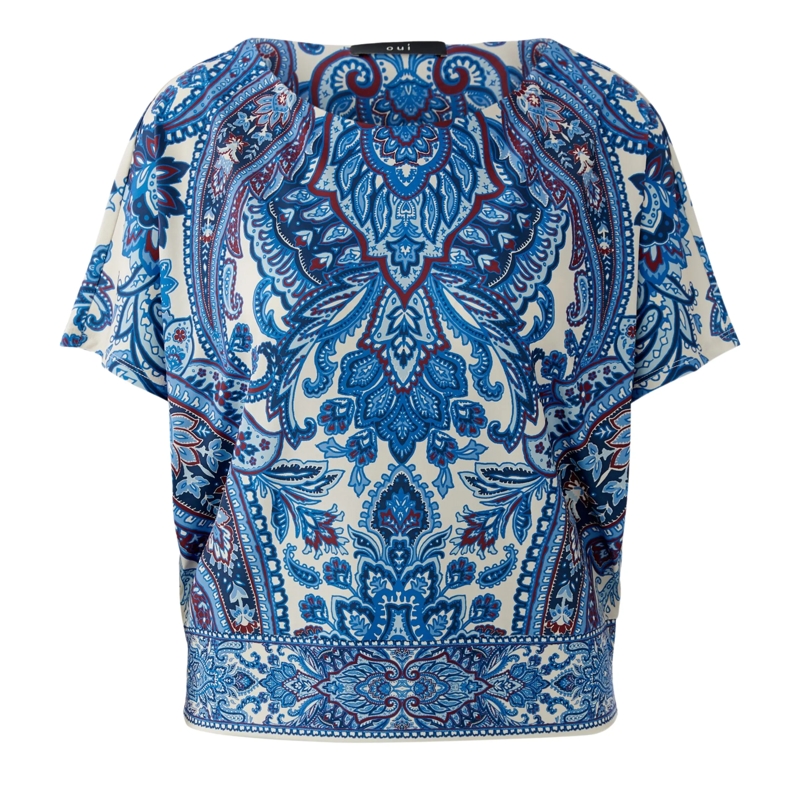 Oui T-Shirt Shirt offwhite