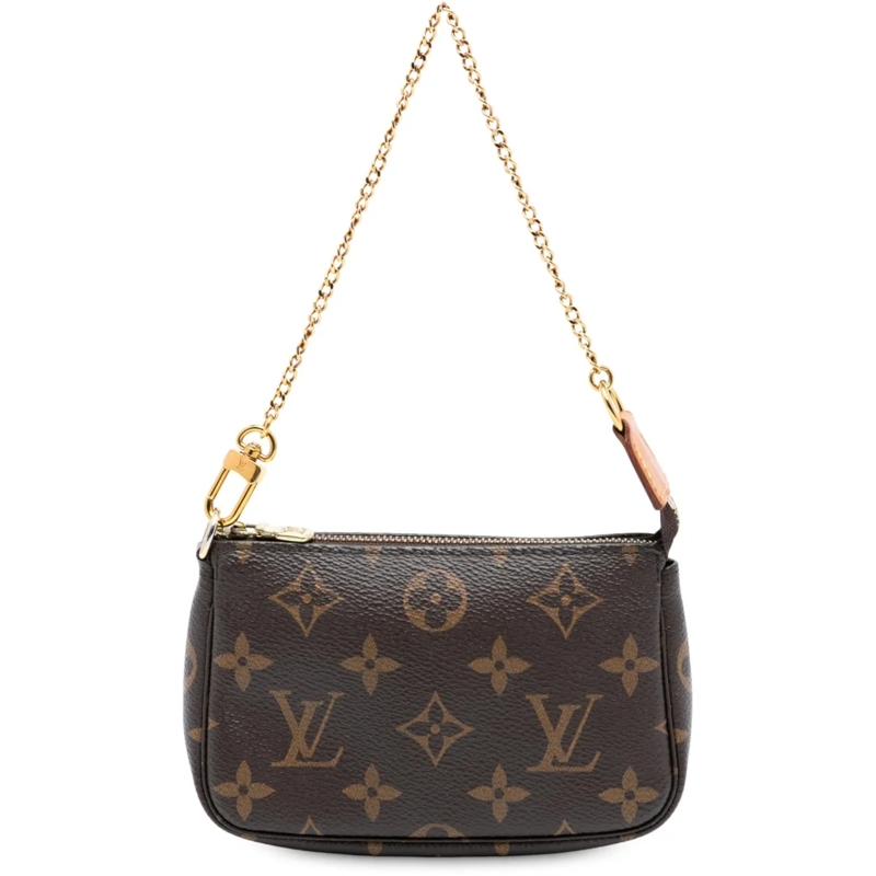 Louis Vuitton Tote Monogram Mini Pochette Accessoires braun