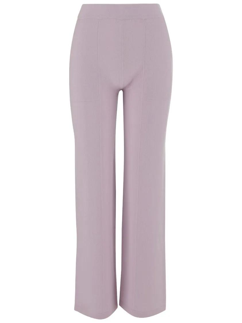 Thumbnail - BRUNO MANETTI - Regular Fit Cashmere Pants With Elasticized Waist - Größe 40 - pink