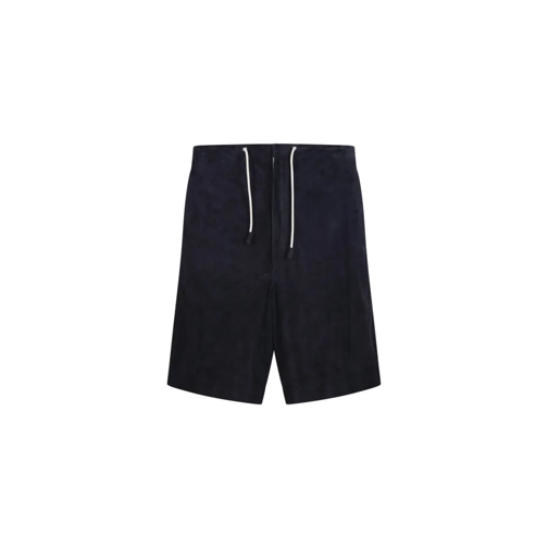Emporio Armani Legere Shorts Black Goat Leather Shorts Black