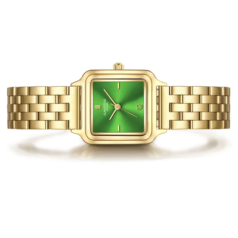 Glanzstücke München Automatikuhr Damen Armbanduhr Edelstahl gold(Image 3)