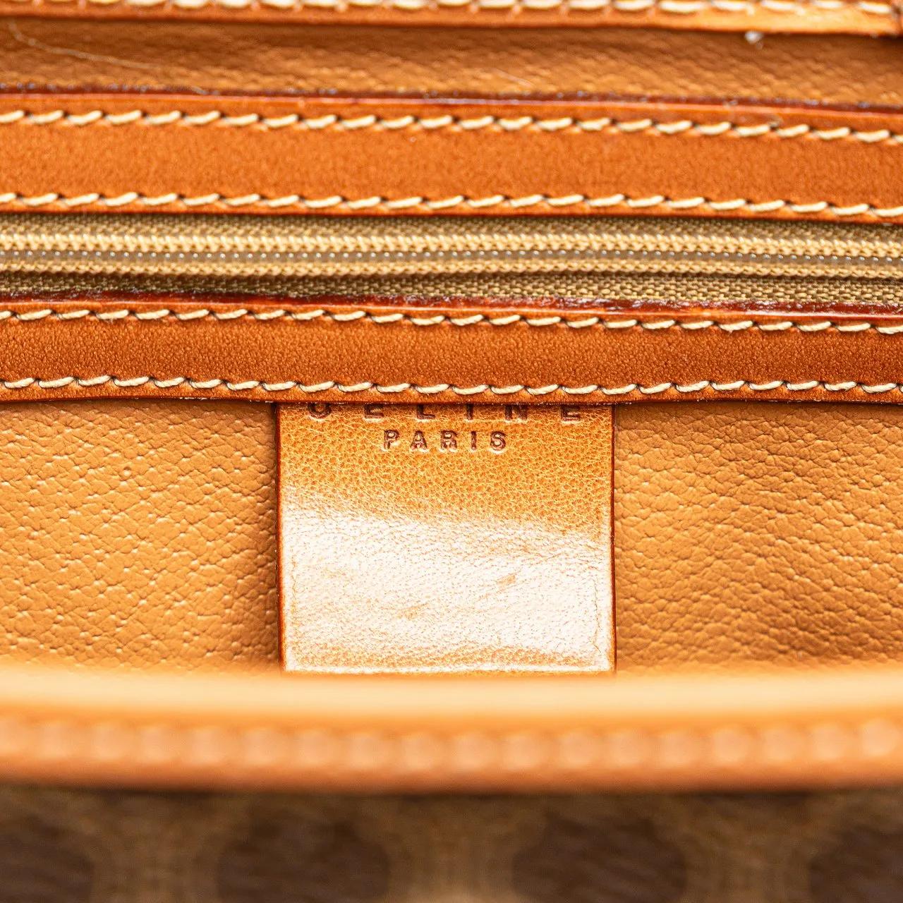 Thumbnail - Celine Crossbody Bags - Macadam Coated Canvas Triomphe Blason Handbag - Gr. unisize - in Braun - für Damen