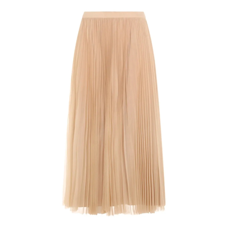 Fabiana Filippi Midirok Beige High-Waisted Maxi Skirt Brown