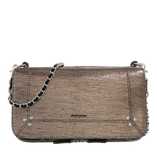 Jerome Dreyfuss Crossbody Bag Bobi Lamé Champagne